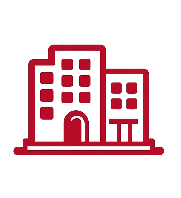 Commercial building facilities icon